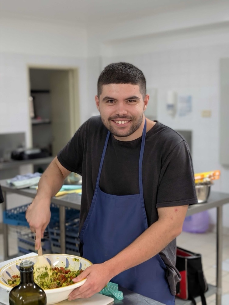 Cooking a meal together