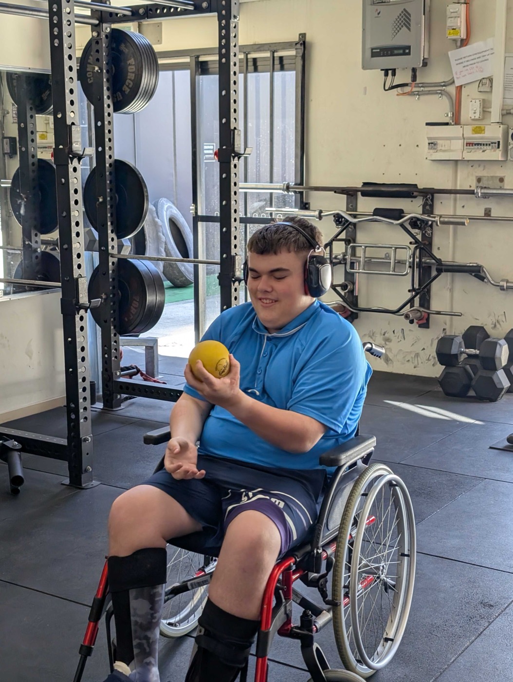 A Support Mates gym session